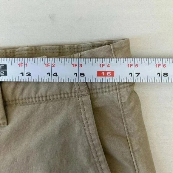 GAP Men’s Shorts 12” Stretch Casual Flat Front Chino Shorts Iconic Khaki Tan 31 - Picture 6 of 14